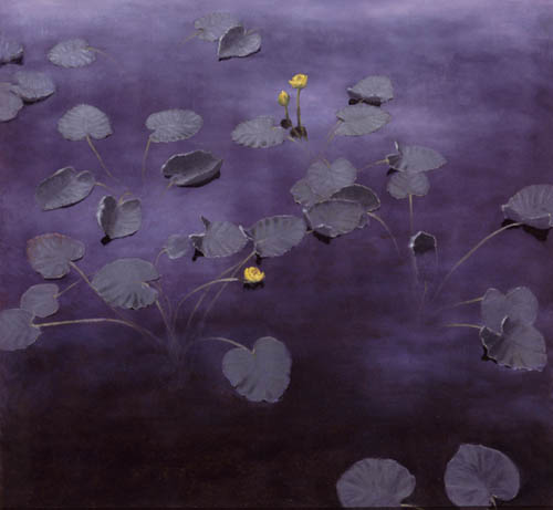  David Rosenthal Oil Painting Cordova Alaska Water Lillies